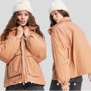 Free People x We The Free Duvet Bomber Jacket -Doe size L